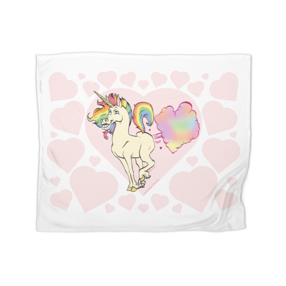 Unicorn F(he)arts Blanket